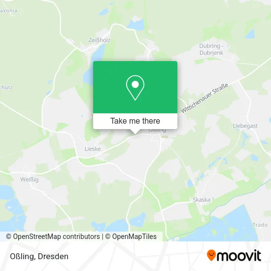 Карта Oßling