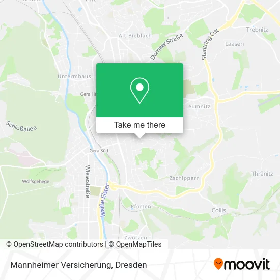 Карта Mannheimer Versicherung