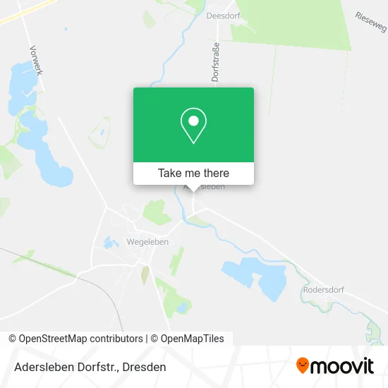 Карта Adersleben Dorfstr.