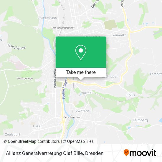 Карта Allianz Generalvertretung Olaf Bille