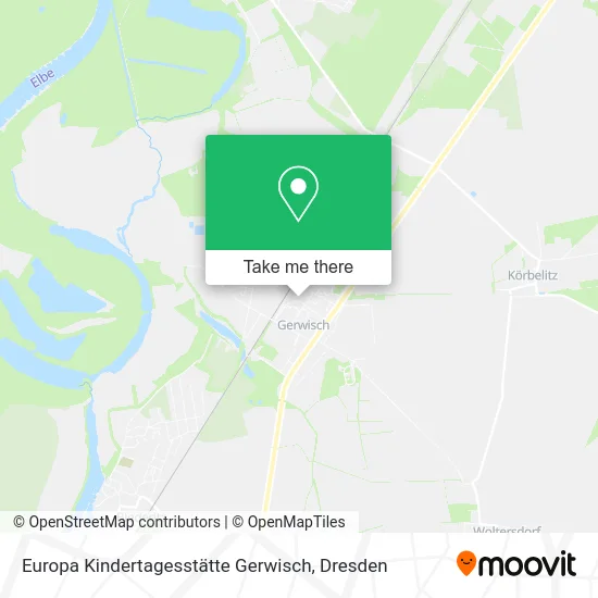 Карта Europa Kindertagesstätte Gerwisch