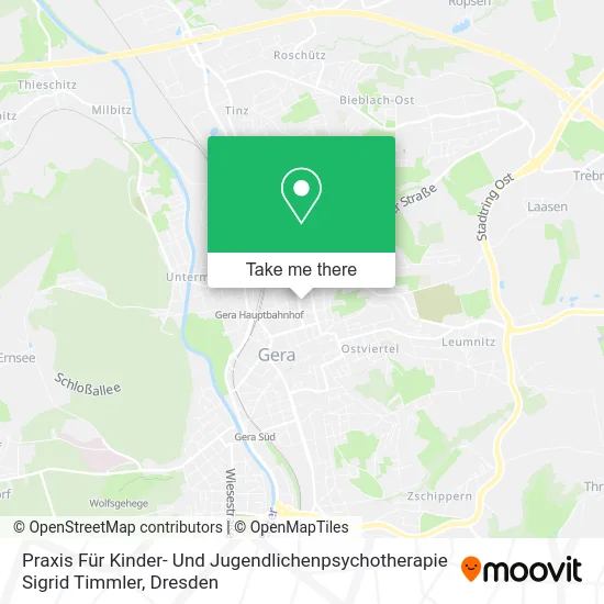 Карта Praxis Für Kinder- Und Jugendlichenpsychotherapie Sigrid Timmler