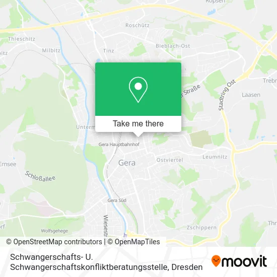 Карта Schwangerschafts- U. Schwangerschaftskonfliktberatungsstelle