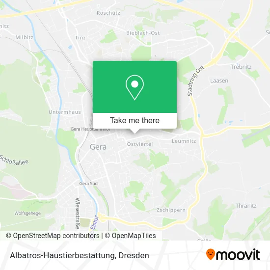 Карта Albatros-Haustierbestattung