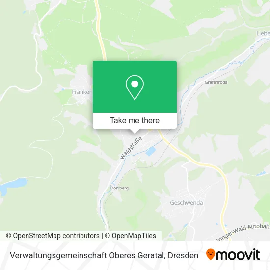 Verwaltungsgemeinschaft Oberes Geratal map
