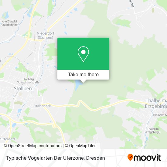 Карта Typische Vogelarten Der Uferzone