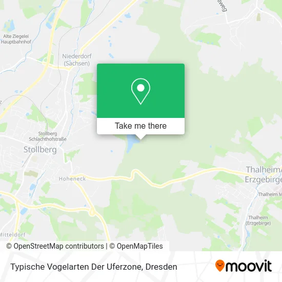 Карта Typische Vogelarten Der Uferzone