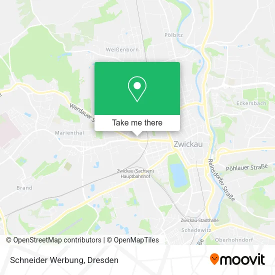 Карта Schneider Werbung