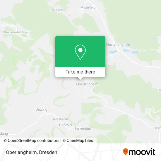 Карта Oberlangheim