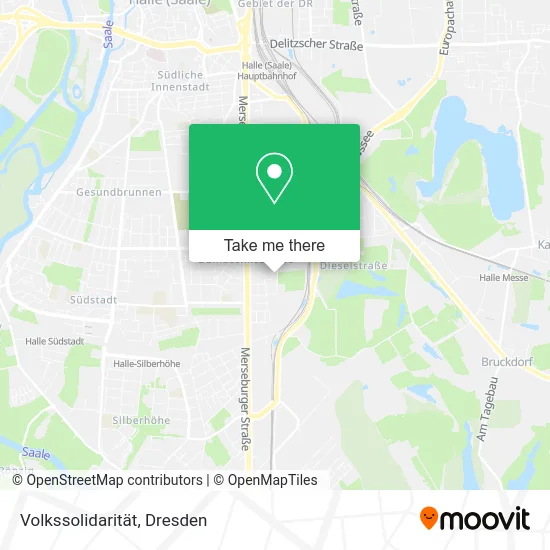 Карта Volkssolidarität