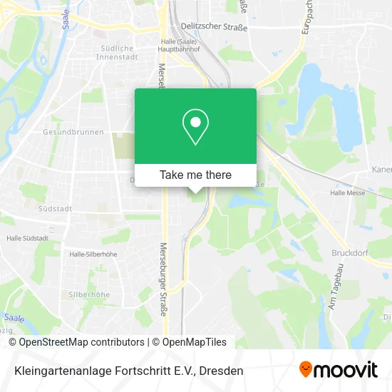 Карта Kleingartenanlage Fortschritt E.V.