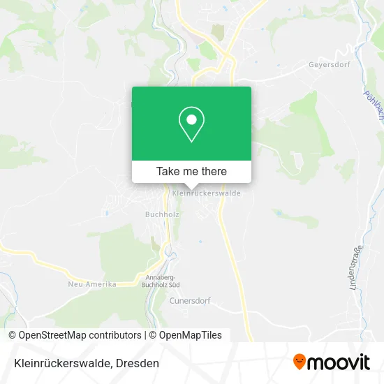 Карта Kleinrückerswalde