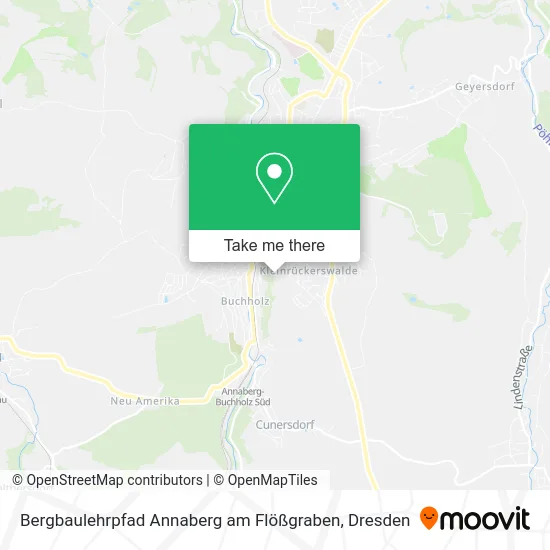 Карта Bergbaulehrpfad Annaberg am Flößgraben