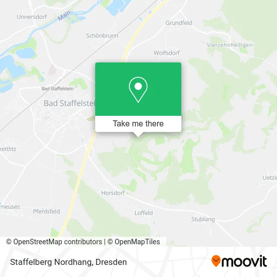 Карта Staffelberg Nordhang