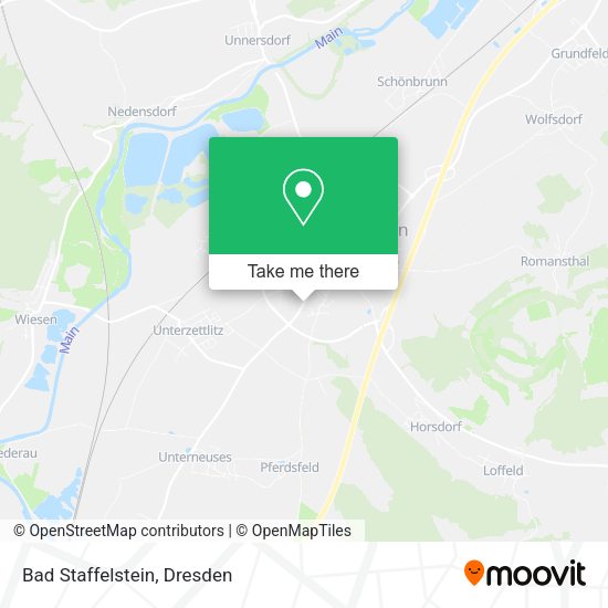 Карта Bad Staffelstein