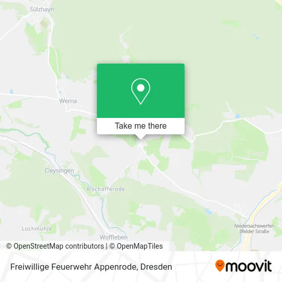 Карта Freiwillige Feuerwehr Appenrode