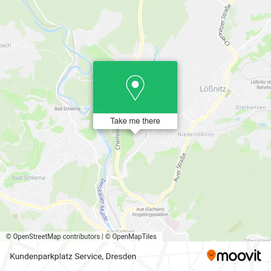Карта Kundenparkplatz Service