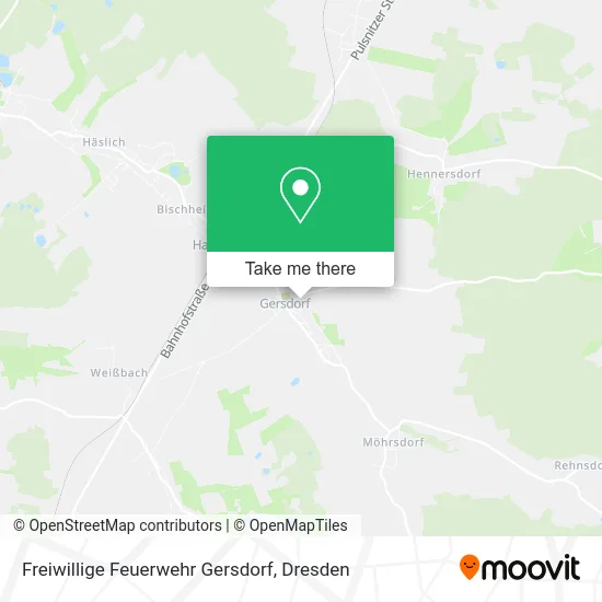 Карта Freiwillige Feuerwehr Gersdorf