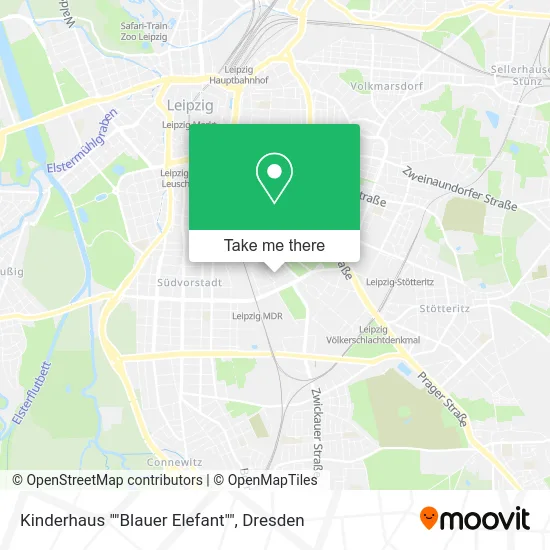 Карта Kinderhaus ""Blauer Elefant""