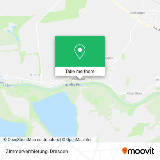 Карта Zimmervermietung