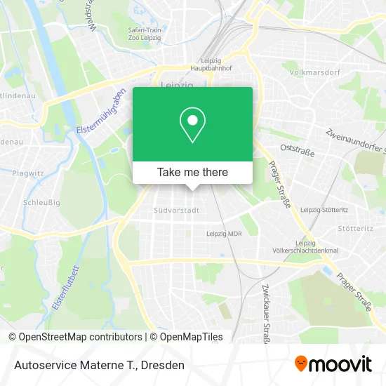 Карта Autoservice Materne T.