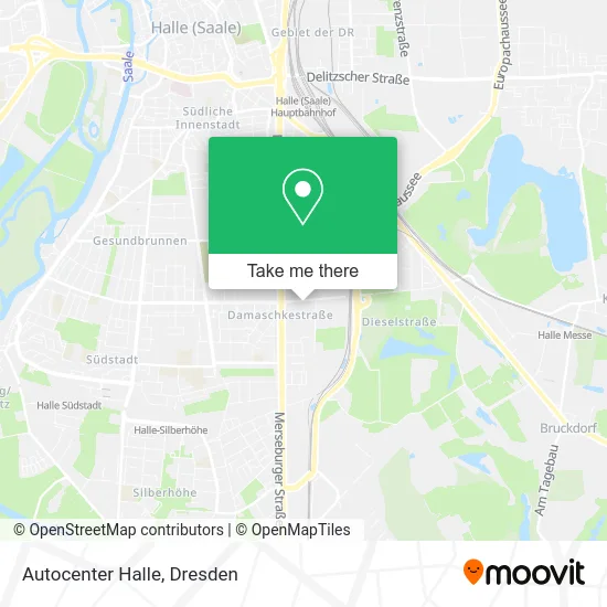 Autocenter Halle map