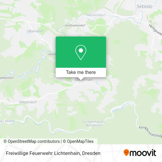 Freiwillige Feuerwehr Lichtenhain map