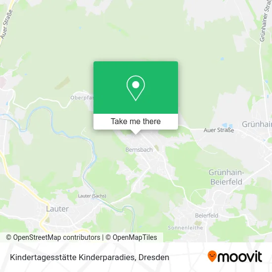 Карта Kindertagesstätte Kinderparadies