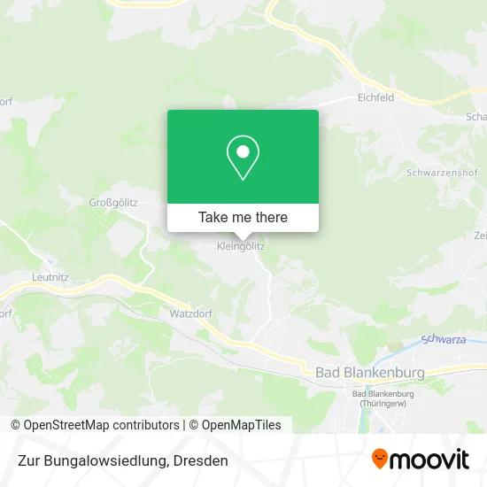 Карта Zur Bungalowsiedlung