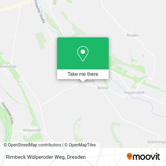 Карта Rimbeck Wülperoder Weg