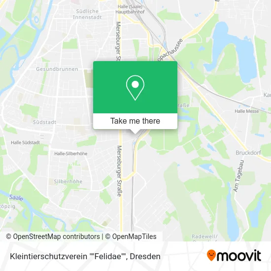 Карта Kleintierschutzverein ""Felidae""