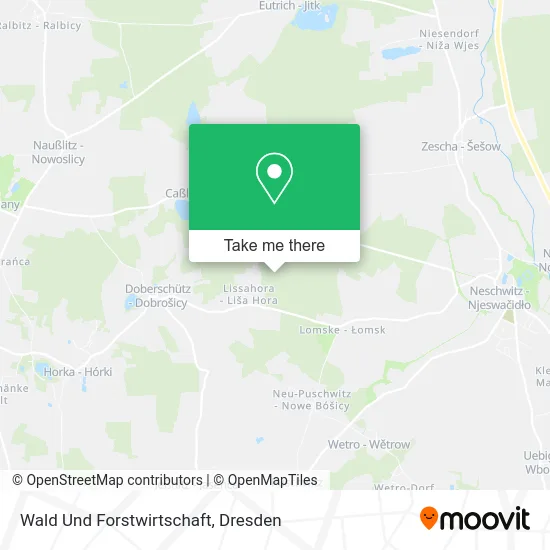 Карта Wald Und Forstwirtschaft