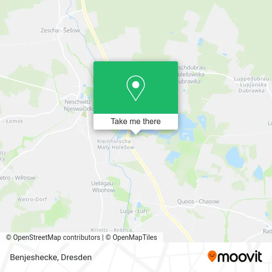 Benjeshecke map