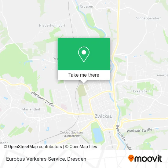 Карта Eurobus Verkehrs-Service