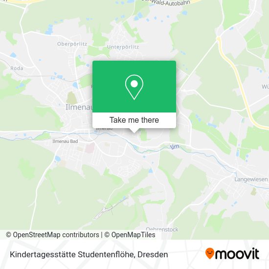 Карта Kindertagesstätte Studentenflöhe