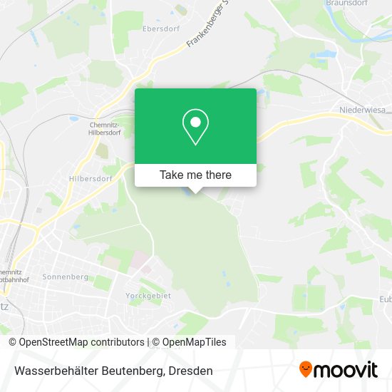 Карта Wasserbehälter Beutenberg