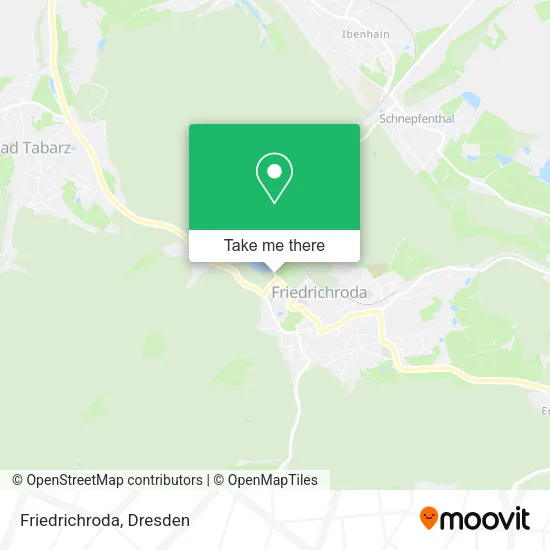 Карта Friedrichroda