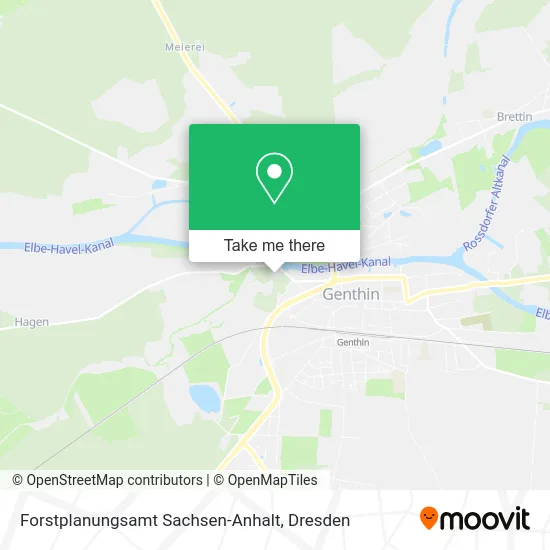 Карта Forstplanungsamt Sachsen-Anhalt