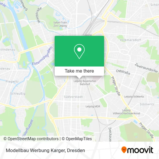 Карта Modellbau Werbung Karger