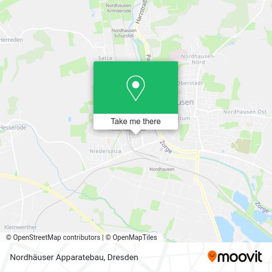 Карта Nordhäuser Apparatebau