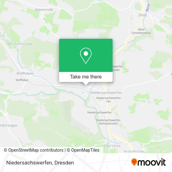 Карта Niedersachswerfen