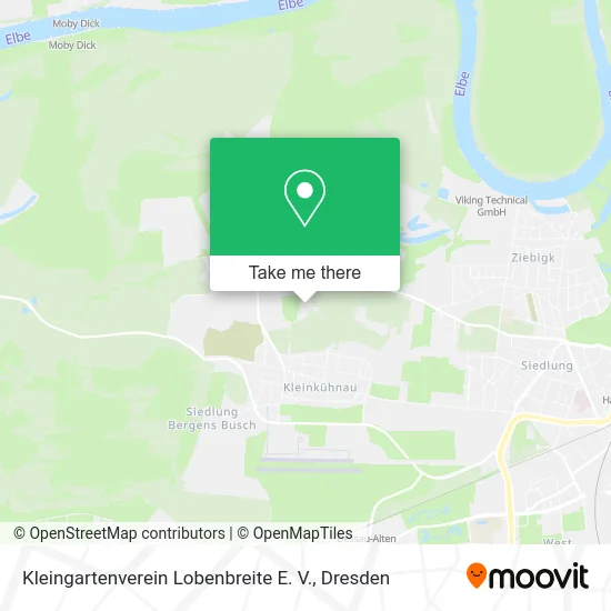 Карта Kleingartenverein Lobenbreite E. V.