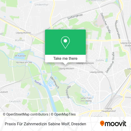 Карта Praxis Für Zahnmedizin Sabine Wolf