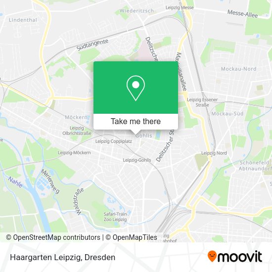 Карта Haargarten Leipzig