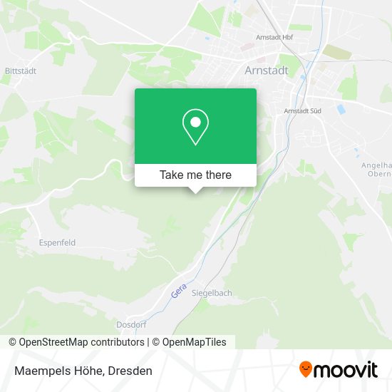 Карта Maempels Höhe