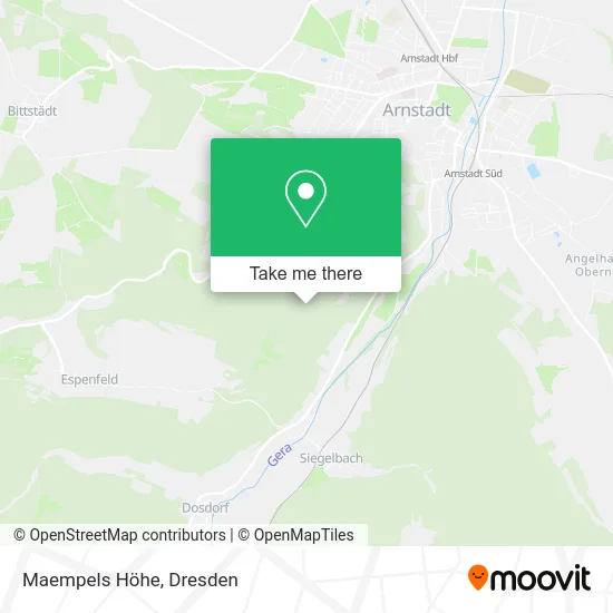 Карта Maempels Höhe