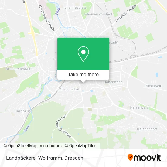 Карта Landbäckerei Wolframm