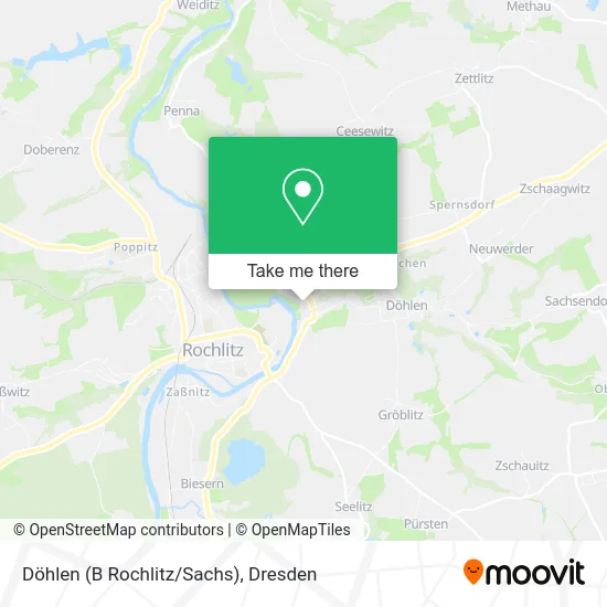Карта Döhlen (B Rochlitz/Sachs)