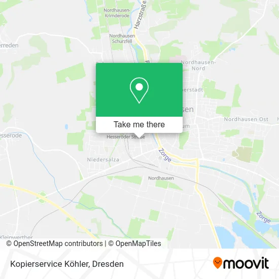 Карта Kopierservice Köhler