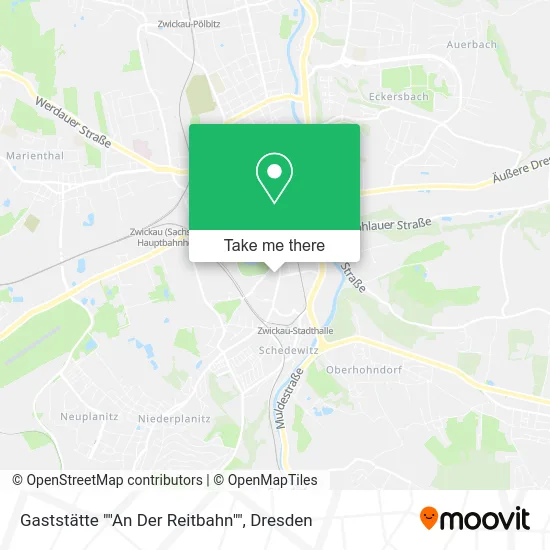 Карта Gaststätte ""An Der Reitbahn""